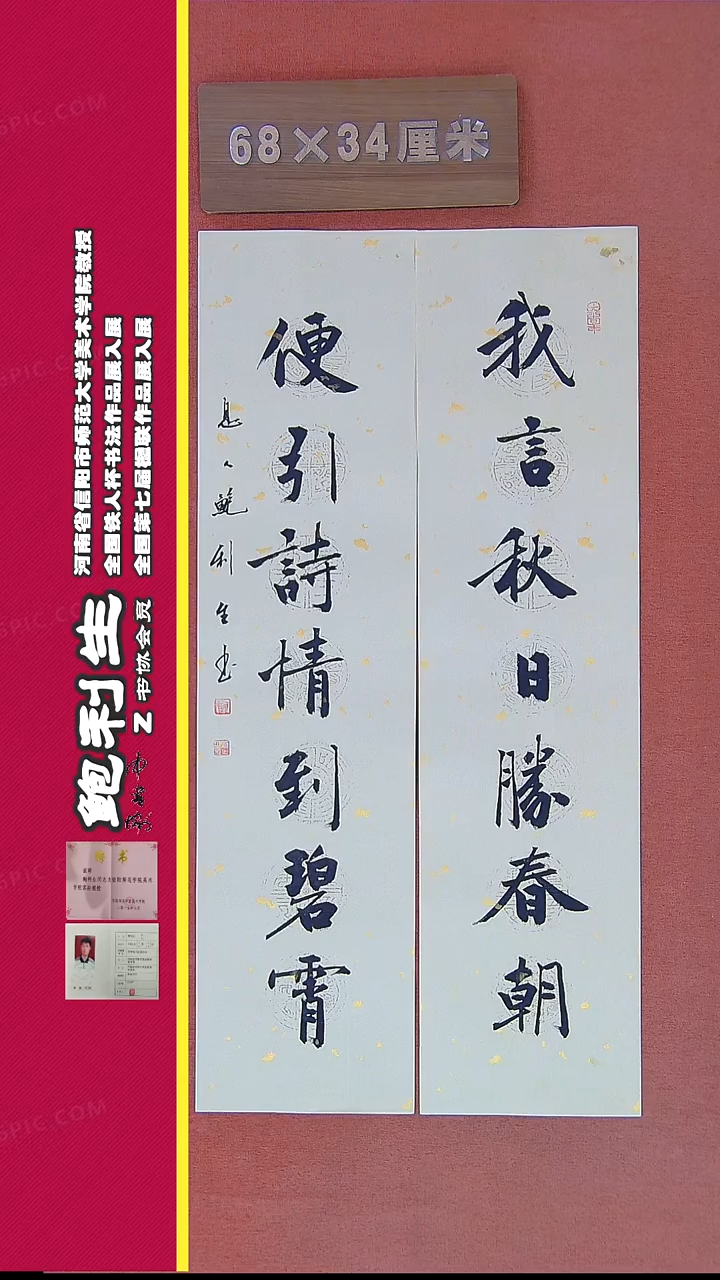 【闪购商品】书法317鲍利生书法作品