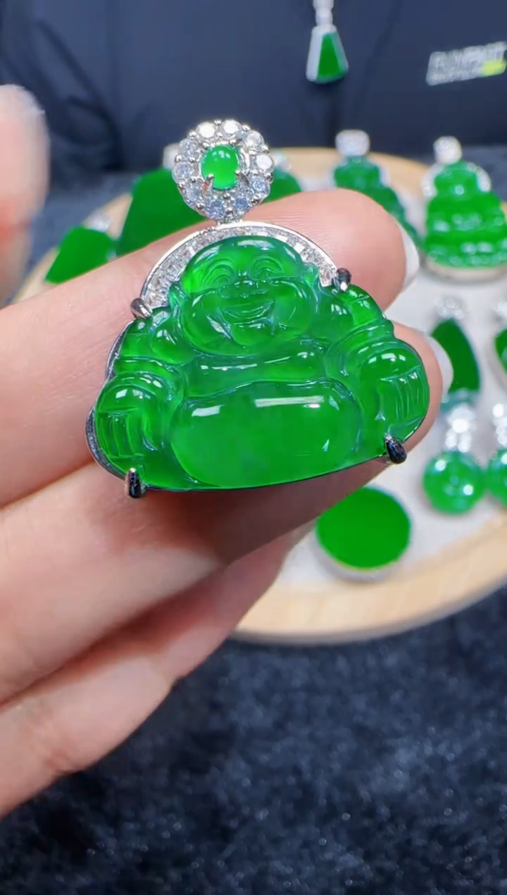 未镶嵌定制翡翠翡翠吊坠87