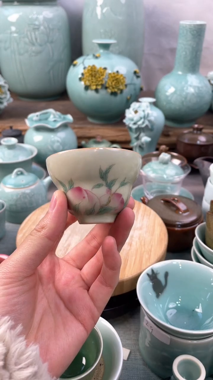 【闪购商品】福利款 慧仙青瓷 瓷器 主人杯