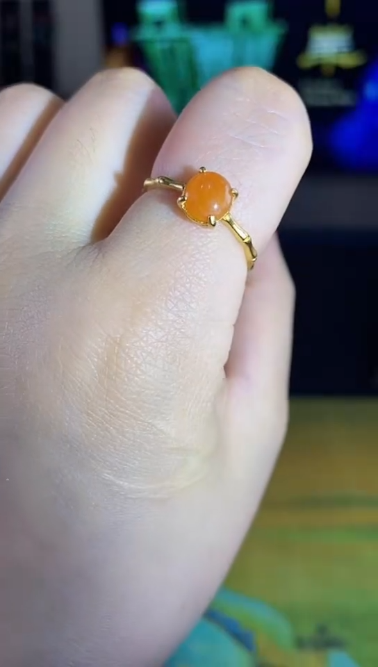 【闪购商品】翡翠颈饰银S925镶嵌戒指00000049