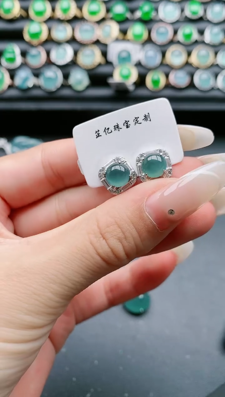 【闪购商品】翡翠戒指银S925镶嵌1111