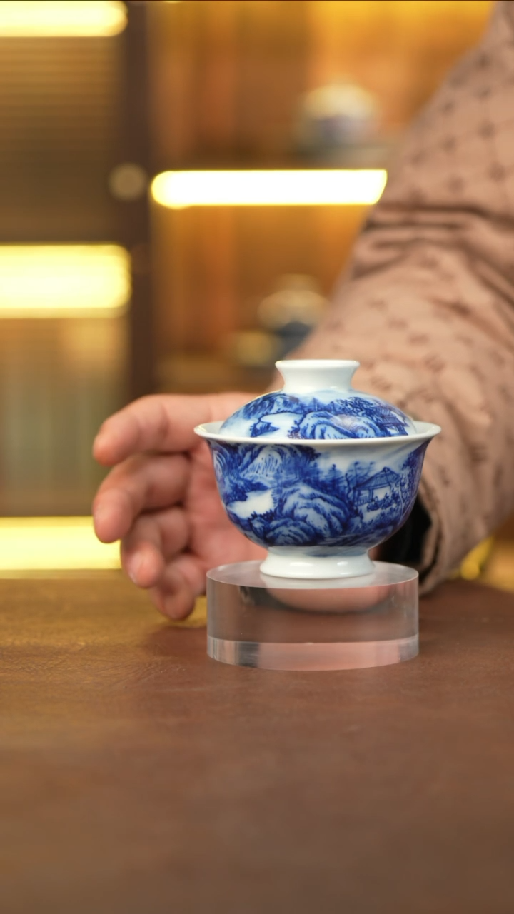 景德镇手工手绘茶器  zyx