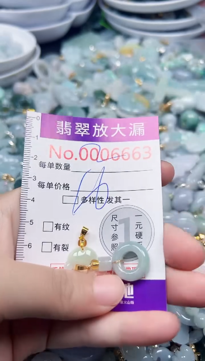颈饰未镶嵌翡翠6663