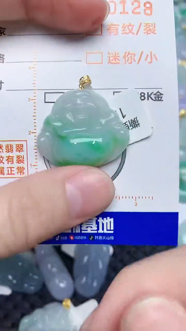 【闪购商品】翡翠颈饰18K金镶嵌453453453453