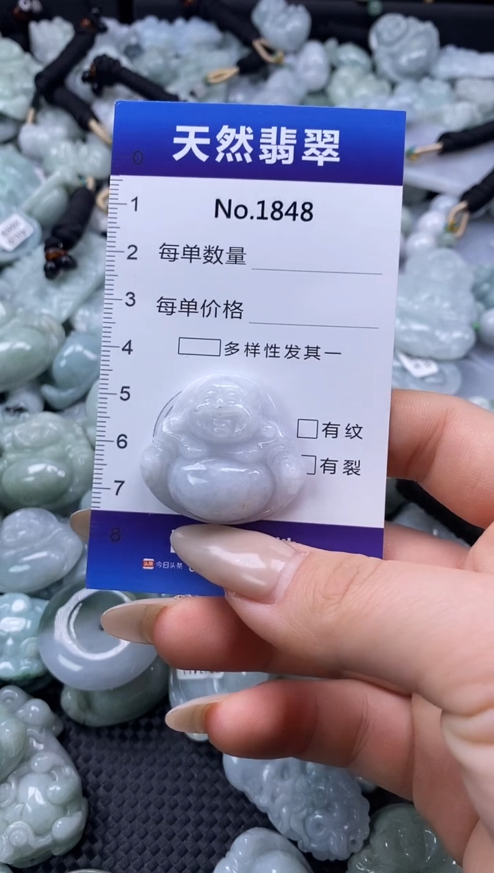 【闪购商品】翡翠颈饰未镶嵌缅甸A货翡翠1848