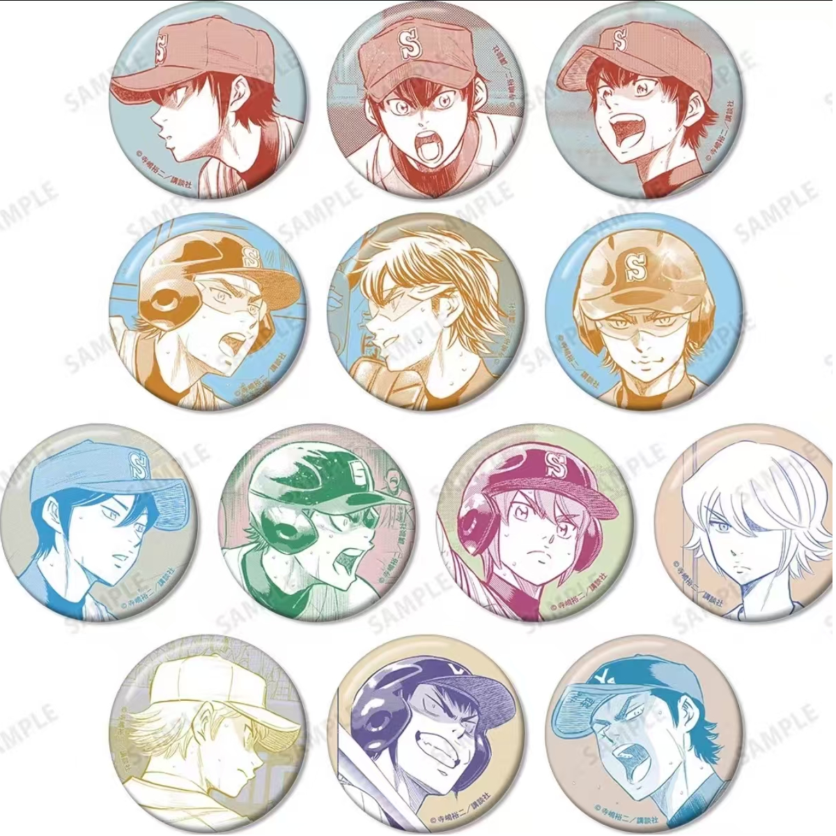 钻石王牌 钻A 原画4弹 彩底吧唧 原画vol4