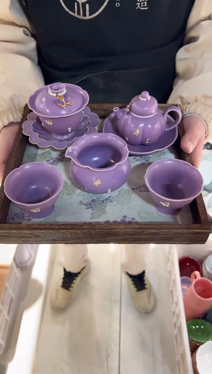 瓷片瓷非微瑕商品 【带托盘布垫】