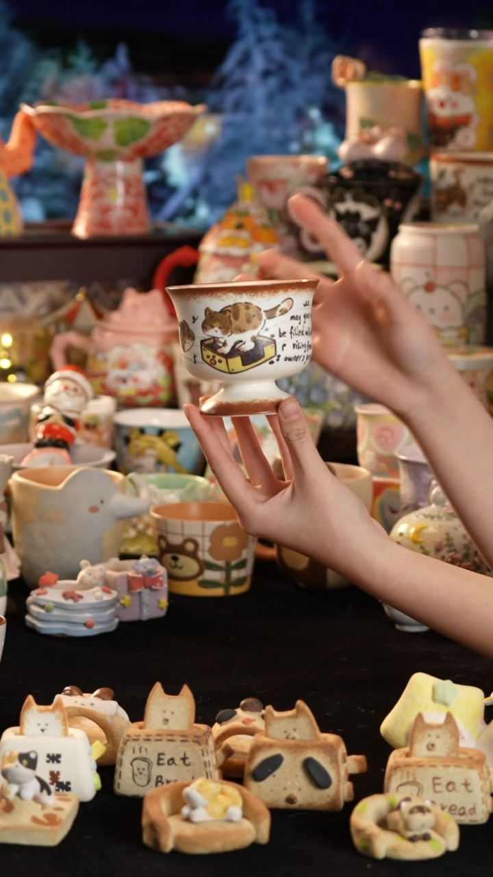 其他陶景德镇釉下彩手绘设计师款陶瓷