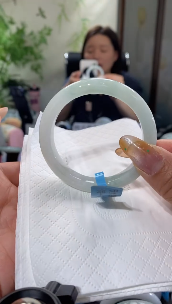 未镶嵌手镯翡翠圈口50.5