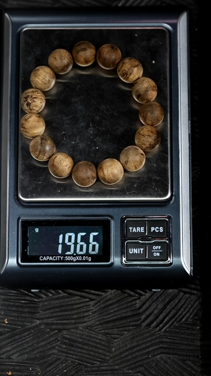 【闪购商品】沉香手串菩萨棋单圈15mm重19.66克