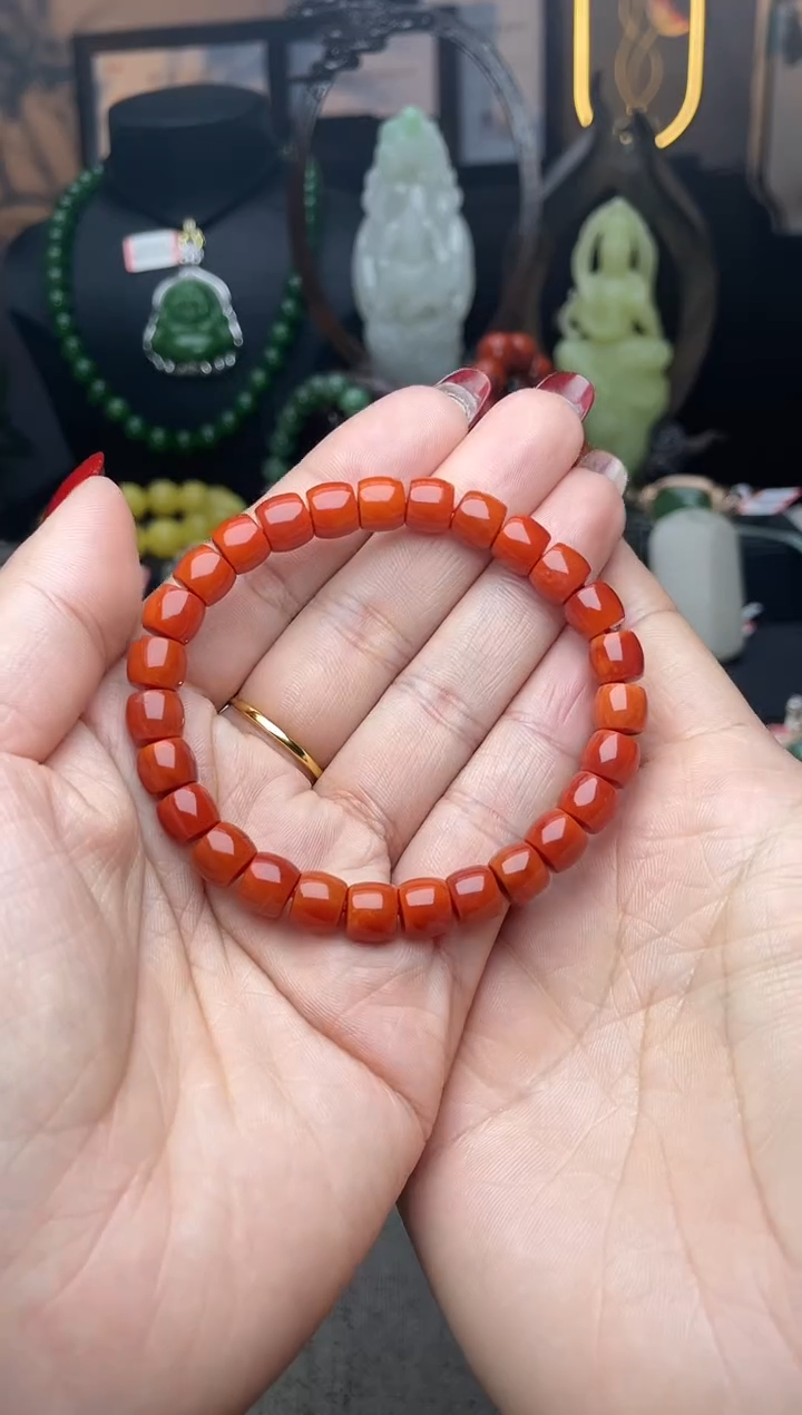 【闪购商品】南红玛瑙手链未镶嵌手串