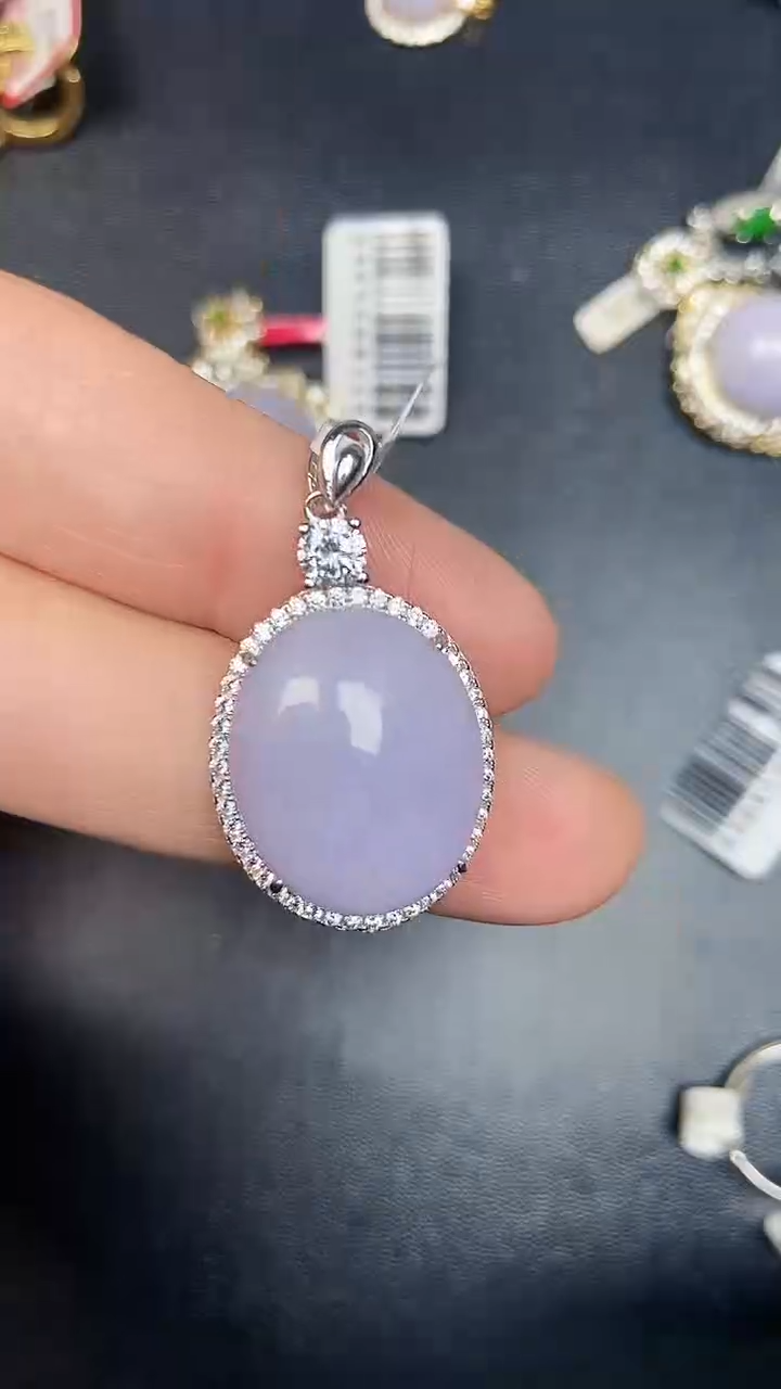 银S925镶嵌戒指翡翠9800