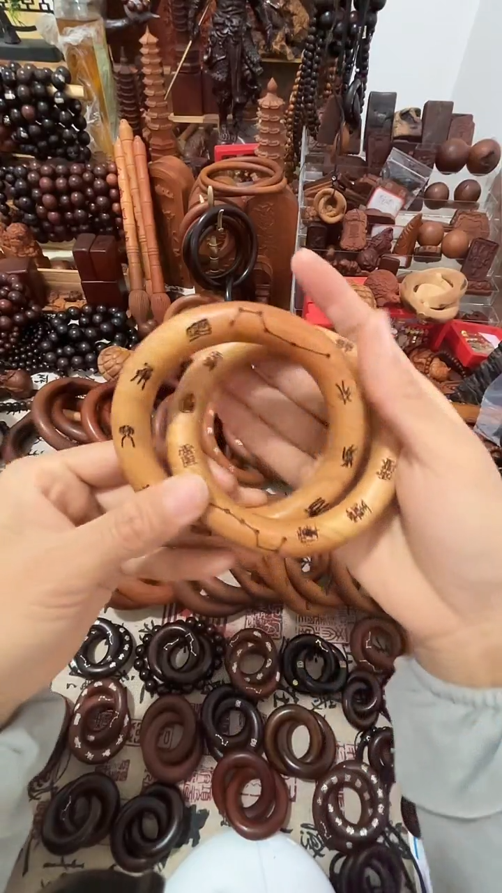 枣木乾坤圈桃木70圈口一物一拍