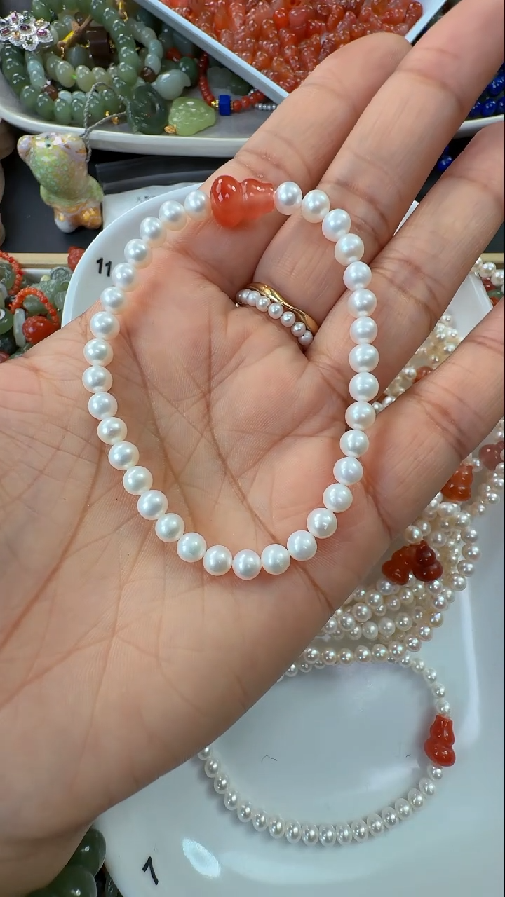 未镶嵌手串淡水珍珠A4多样性发其一