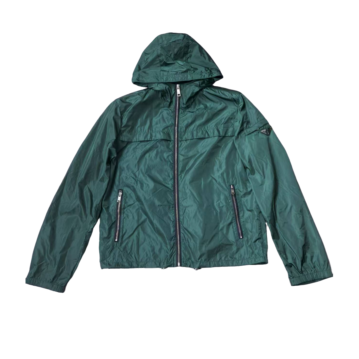 95新 Prada/普拉达 Prada三角钢标冲锋衣尼龙外套/50码/95新