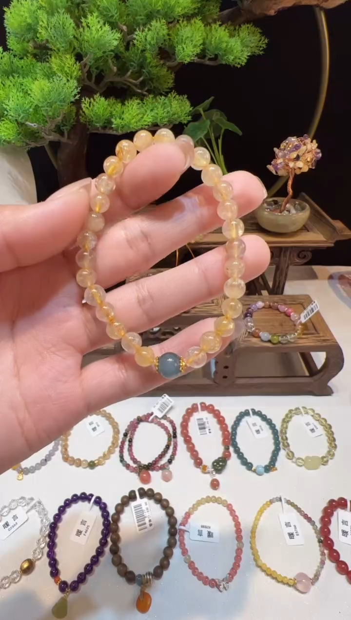 【闪购商品】水晶手绳未镶嵌@@手饰