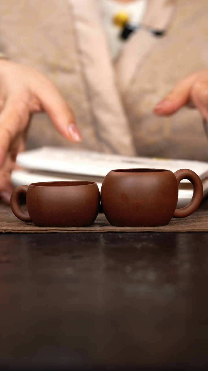 【闪购商品】紫砂茶壶全手工主人杯30cc