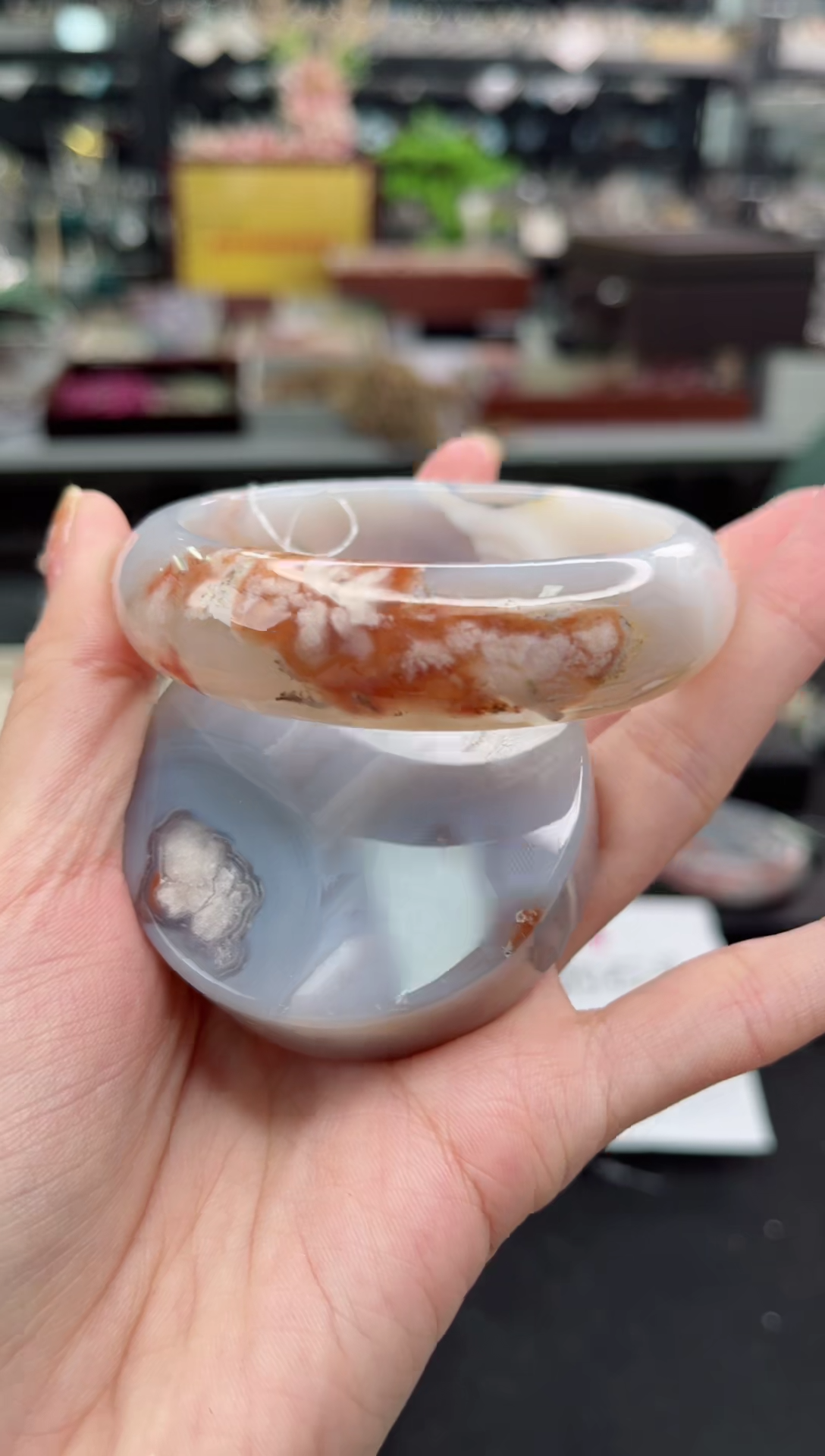 【闪购商品】石英质玉手镯未镶嵌58圈口（赠品镯心）6285224