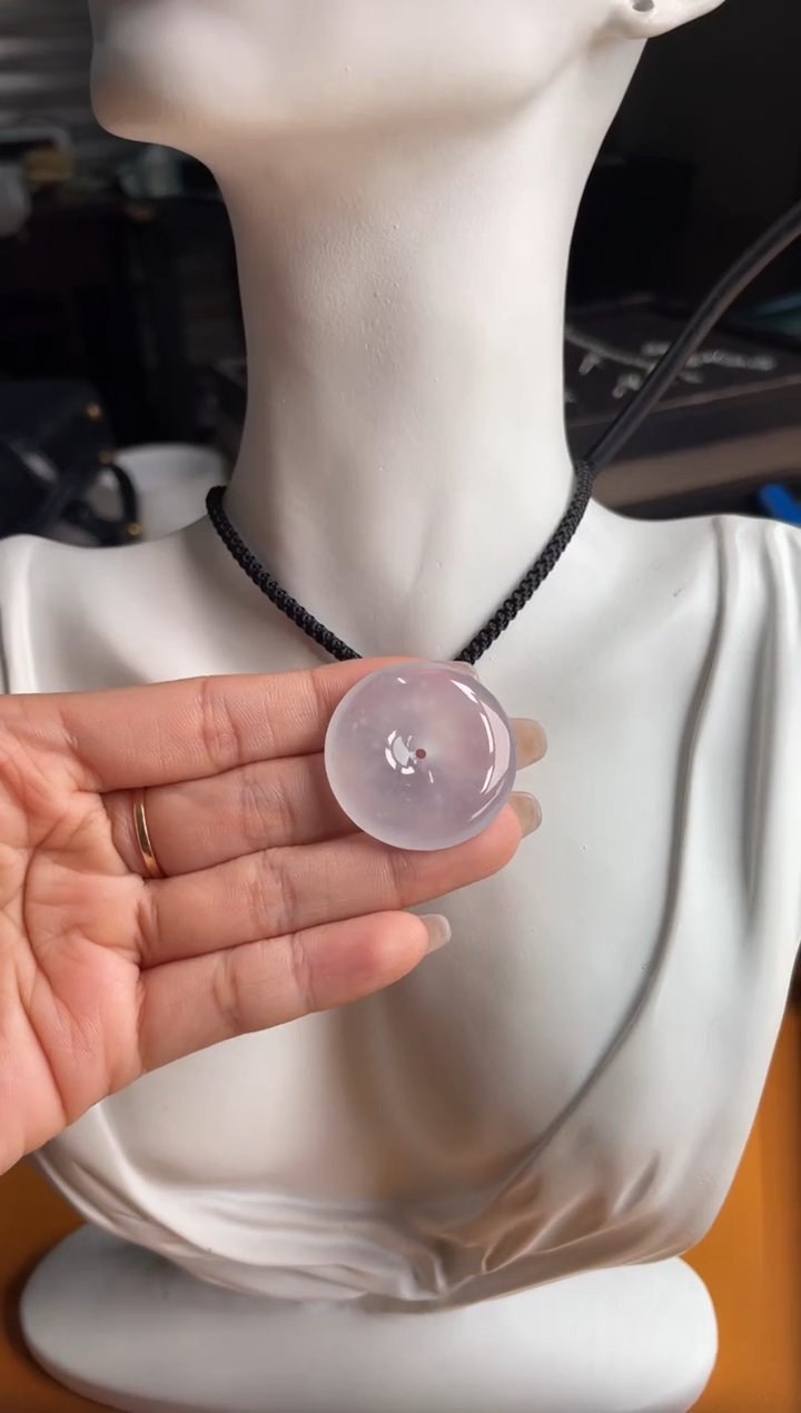 【闪购商品】翡翠吊坠(不含链)未镶嵌平安扣 31.7 5.6