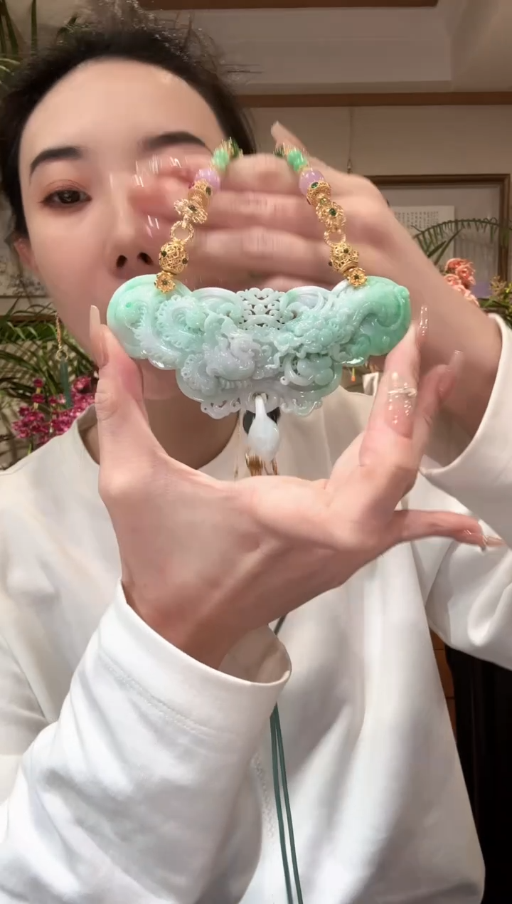 【闪购商品】翡翠颈饰未镶嵌国风