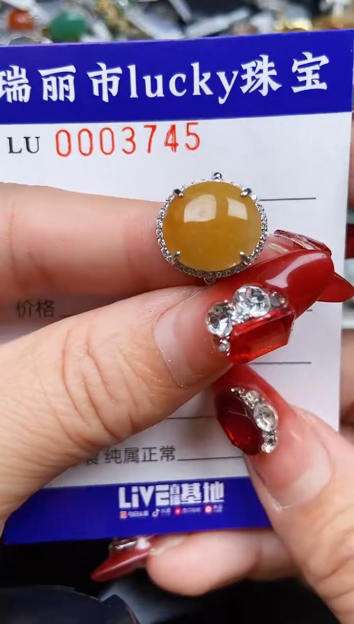 【闪购商品】翡翠颈饰银S925镶嵌3745