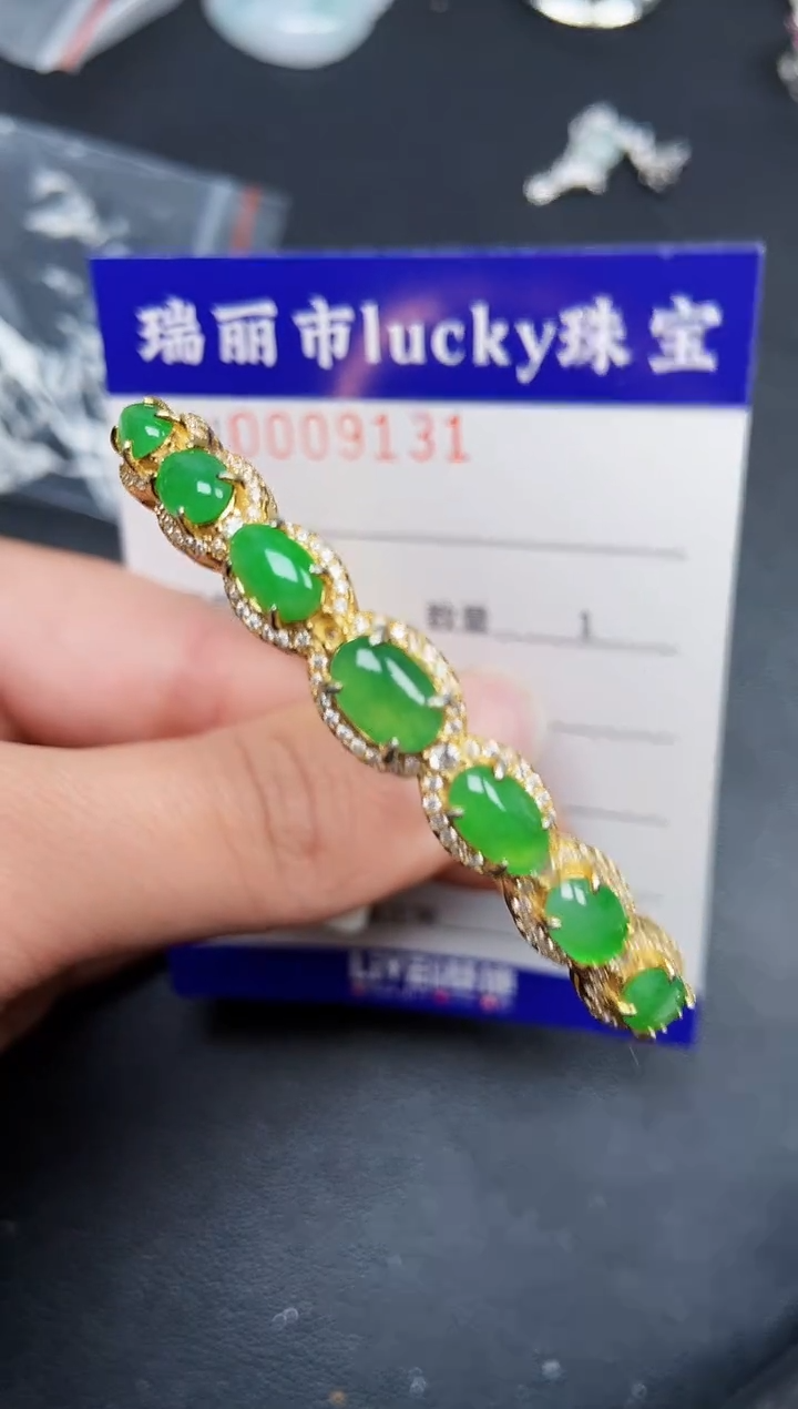 【闪购商品】翡翠颈饰银S925镶嵌9131