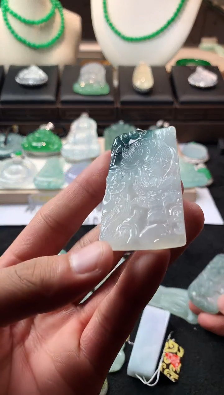 未镶嵌定制翡翠安*  S毛货不退不换