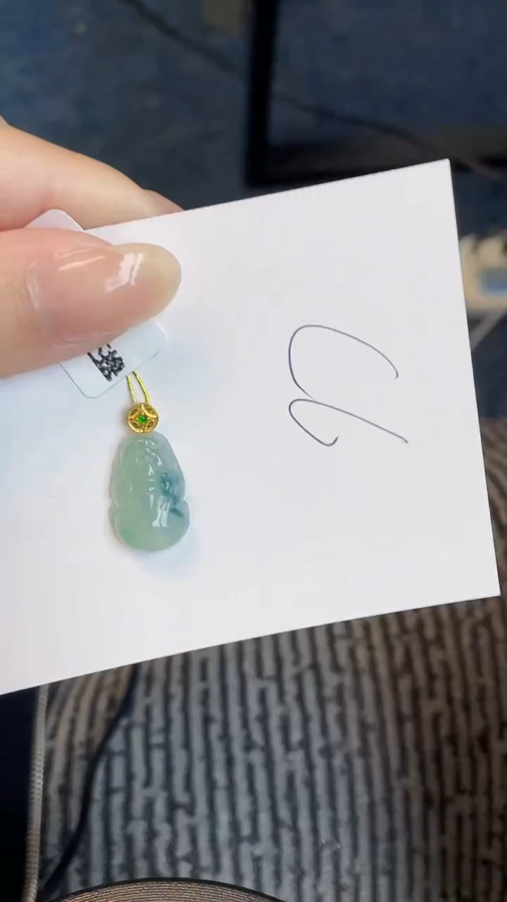 【闪购商品】翡翠颈饰18K金镶嵌00000000