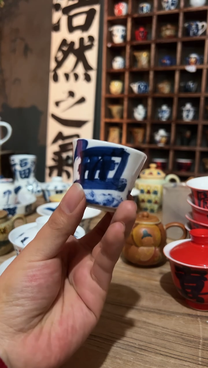 【闪购商品】观云听雨原创手绘茶具