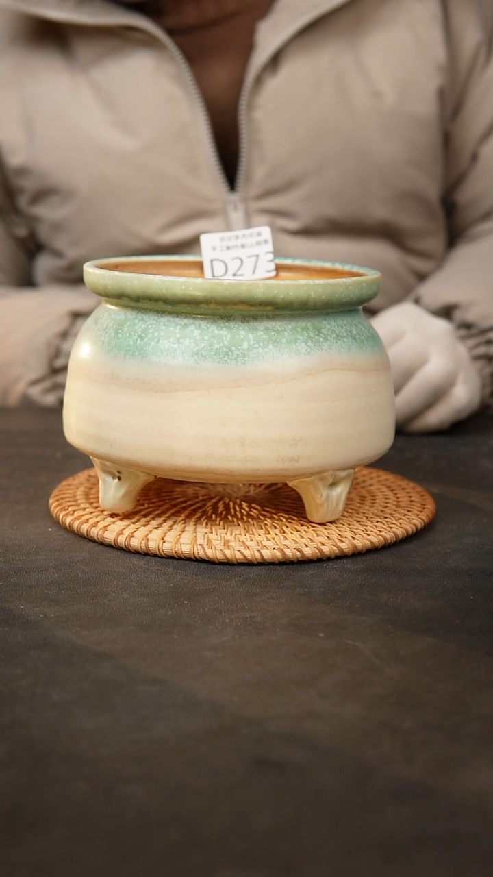 【闪购商品】瓷片泥泥陶瓷花盆