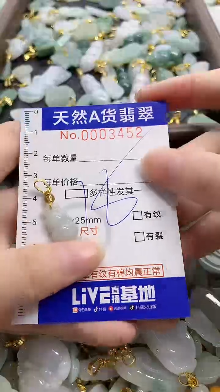 颈饰未镶嵌翡翠天然A货翡翠