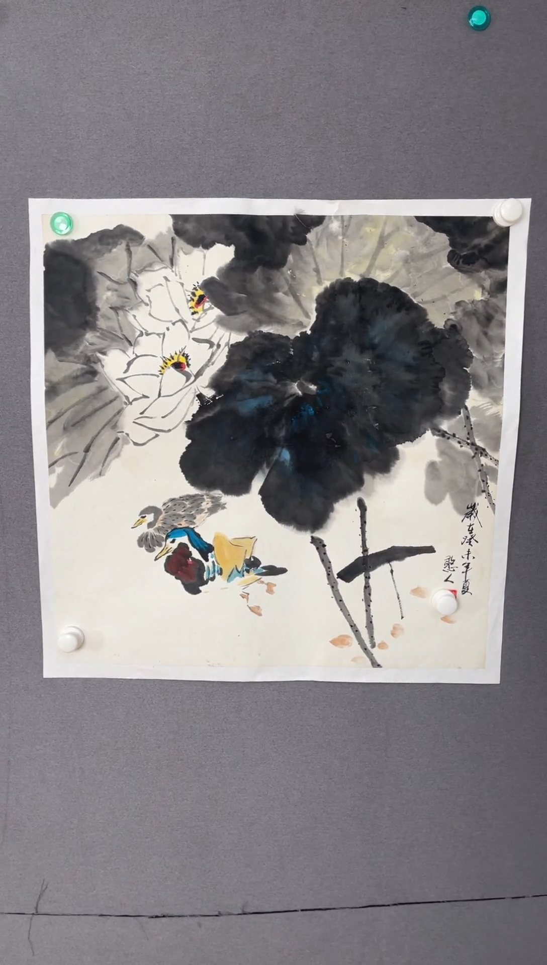 国画国画山水花鸟作品