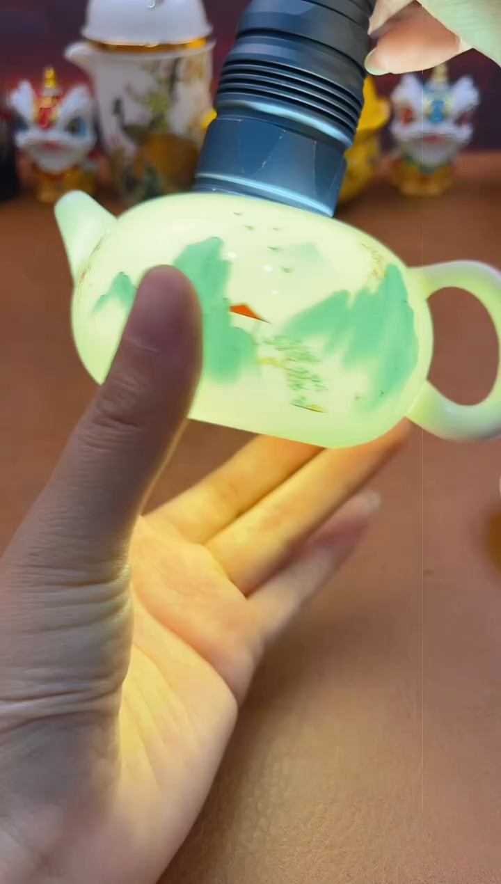 陶瓷茶具摆件旅行套组