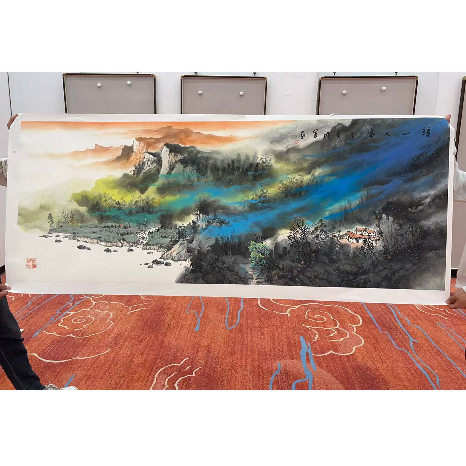 窗展示/文舒文化/绘画/崔晓军老师/宣纸国画/有证书/不带框116