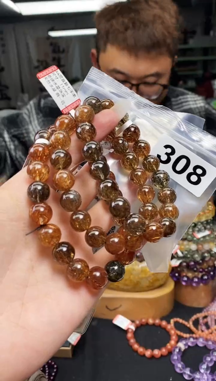 【闪购商品】水晶手串未镶嵌手串308多样性发其一