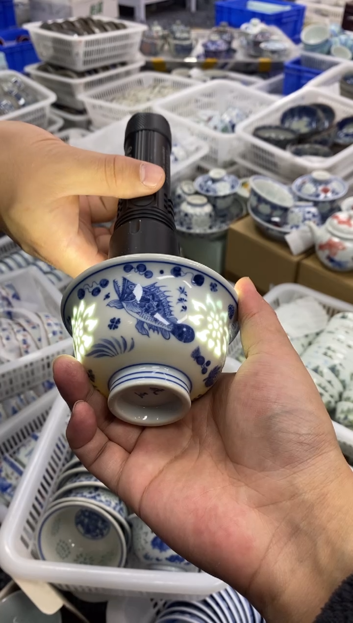 摆件陶景德陶瓷茶具容量约100