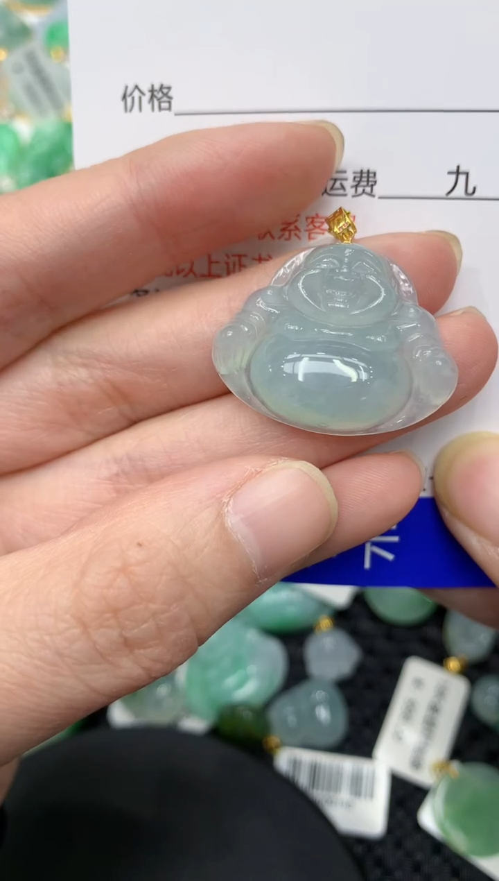 【闪购商品】翡翠颈饰18K金镶嵌11111111