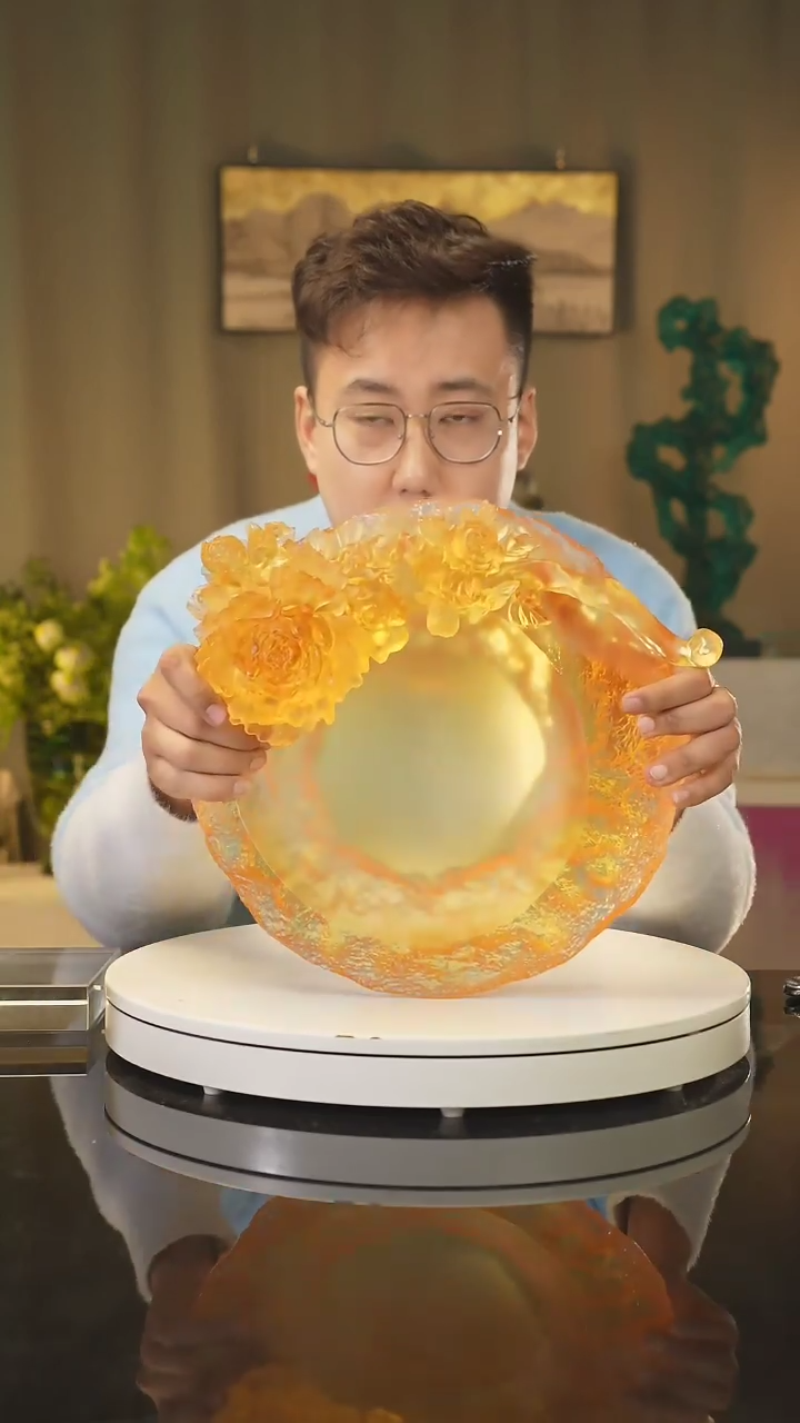 【闪购商品】雅致水晶琉璃 摆件 花器 果盘 茶酒具