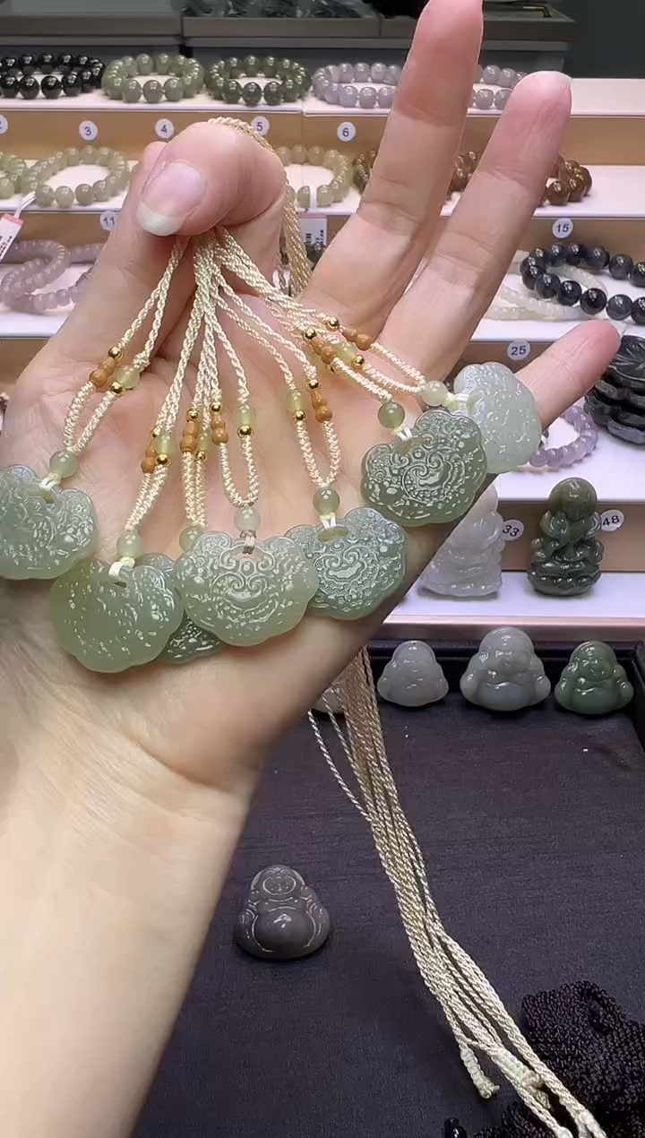 颈饰未镶嵌和田玉153号链接多样性发一约卡20*25*4