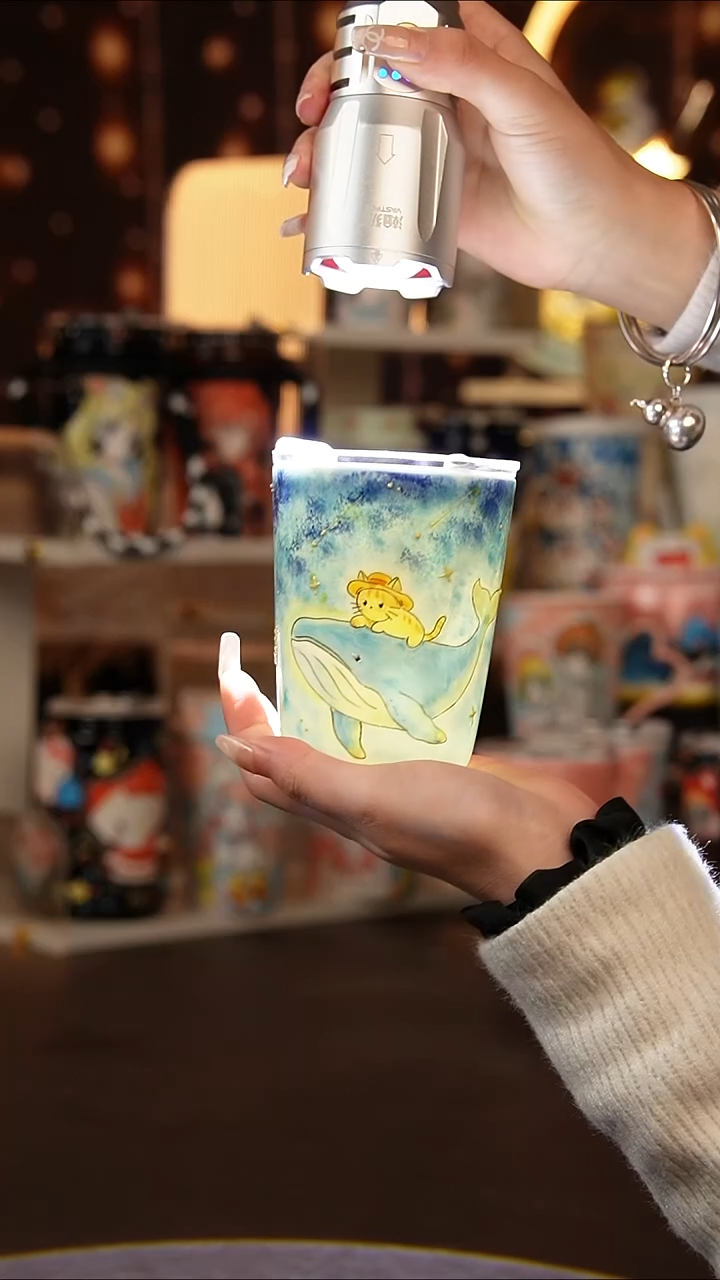 （玉泥）景德镇手工手绘文创陶瓷杯