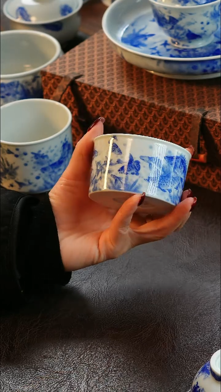 【闪购商品】青山赋鱼主人杯陶瓷