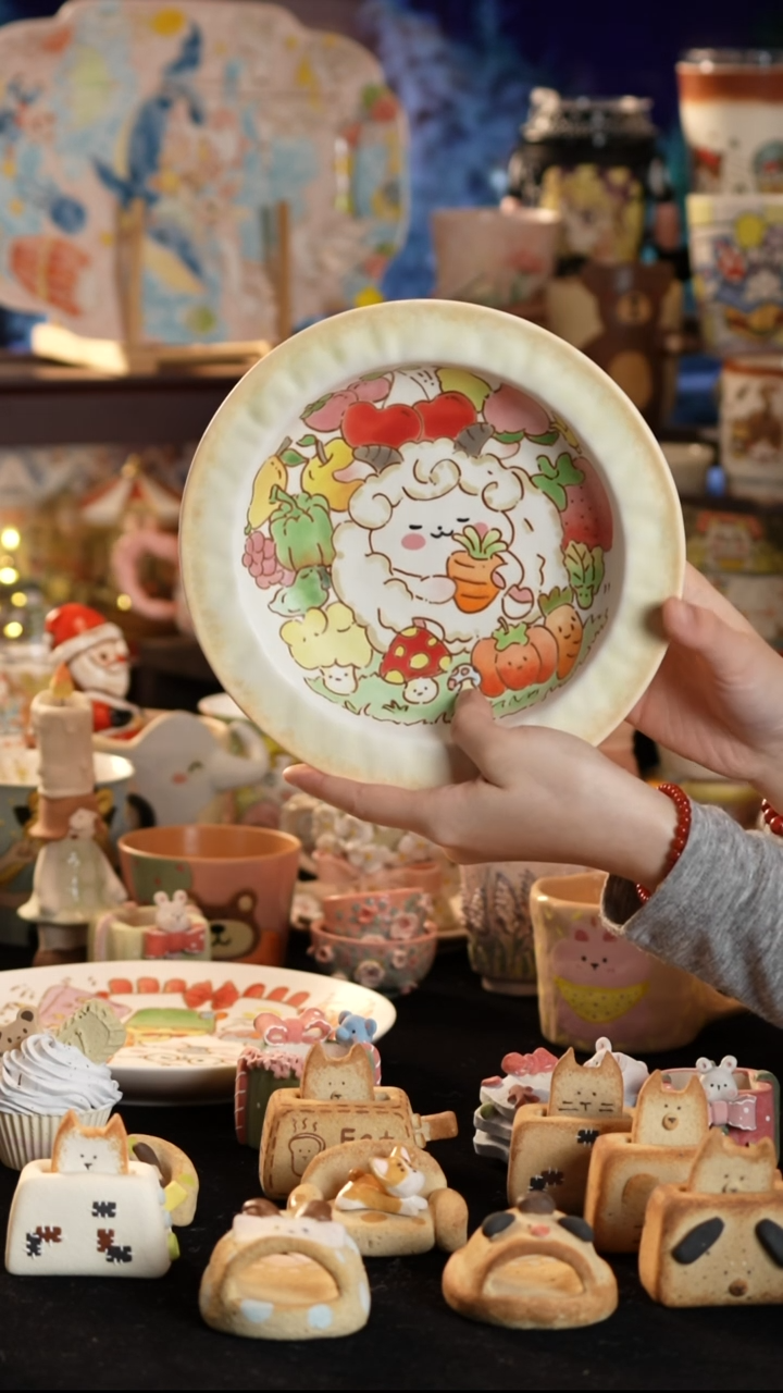 其他陶景德镇釉下彩手绘设计师款陶瓷