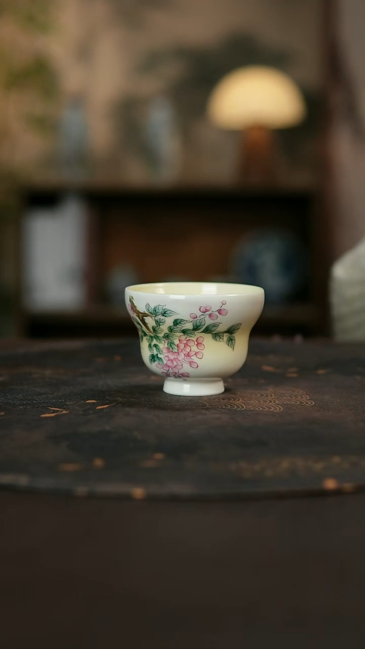 景德镇陶瓷杯碗柴烧多人