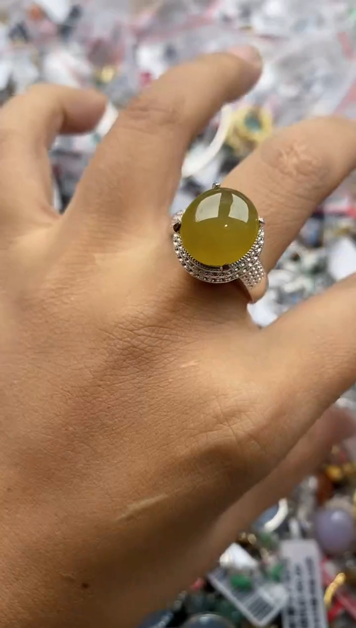 未镶嵌戒指翡翠151515-----7