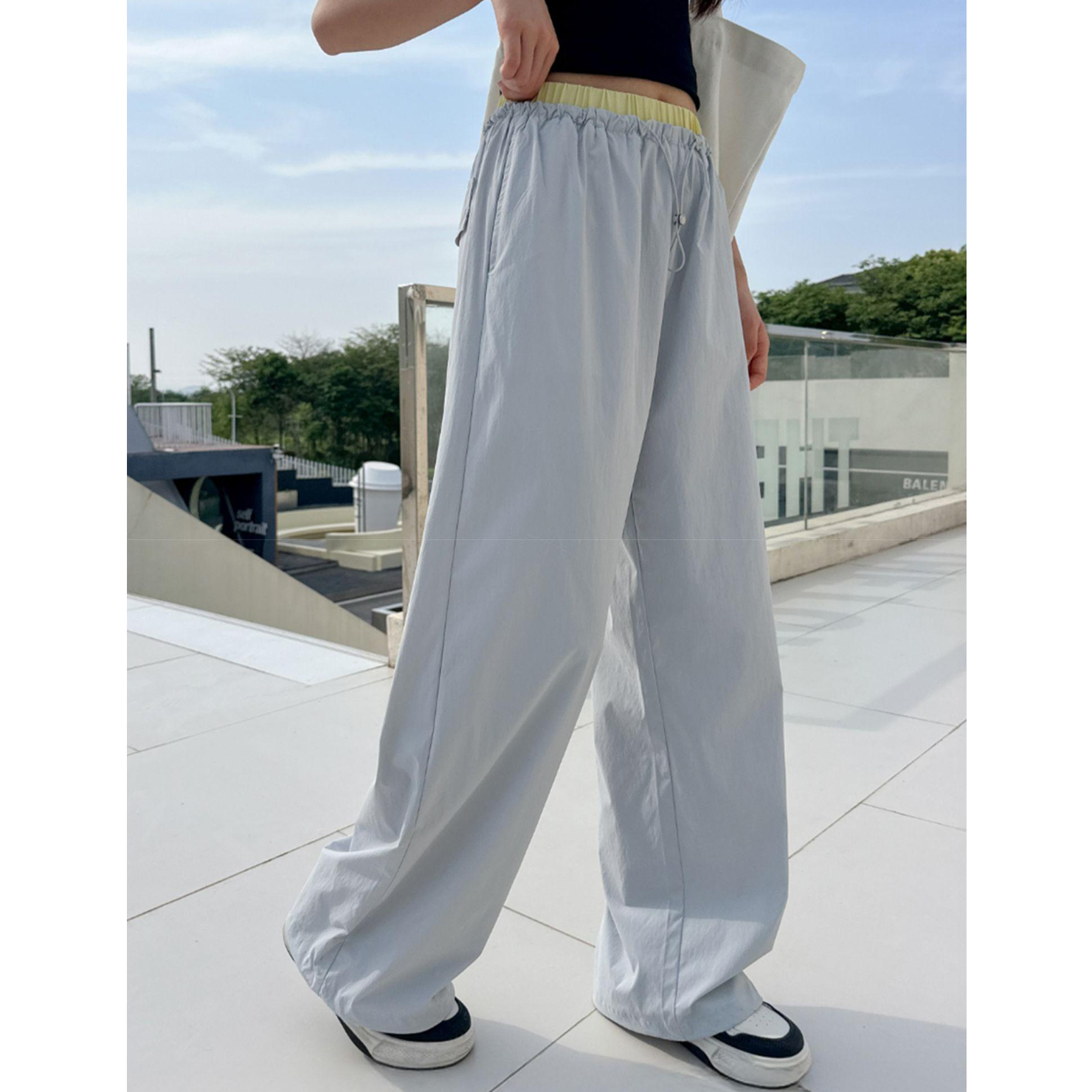 女童休闲裤2025新款夏款时尚韩版长裤子小女孩洋气宽松夏季中大童