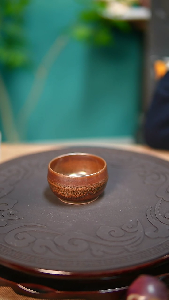 【闪购商品】杯钧尚源原矿钧瓷紫金釉主人杯