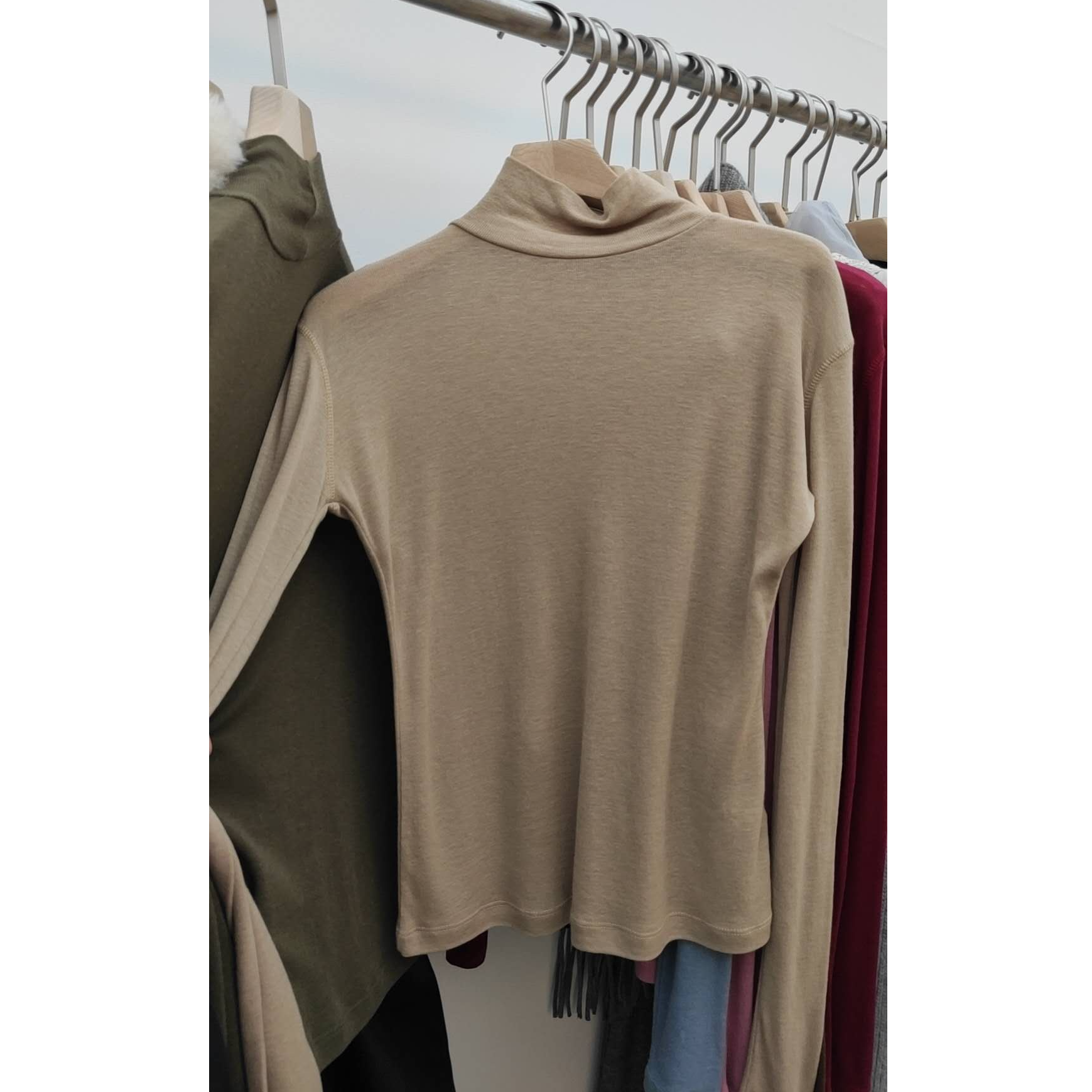 打底T恤-NO退换 接受再拍半高领 时尚百搭