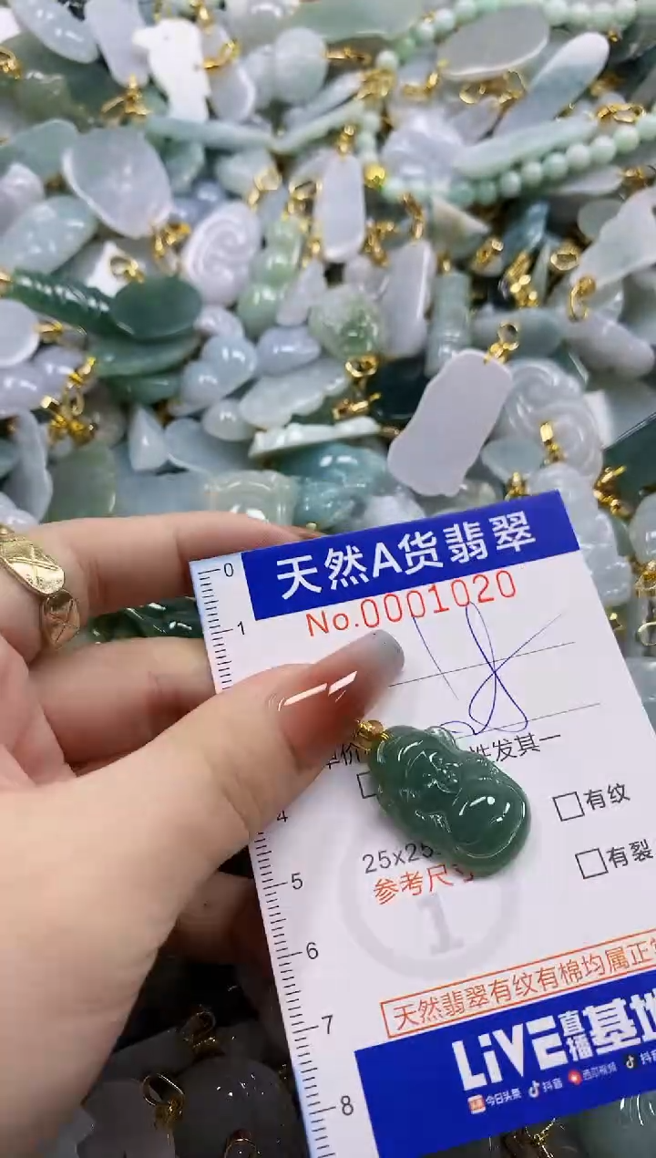 颈饰未镶嵌翡翠天然A货翡翠