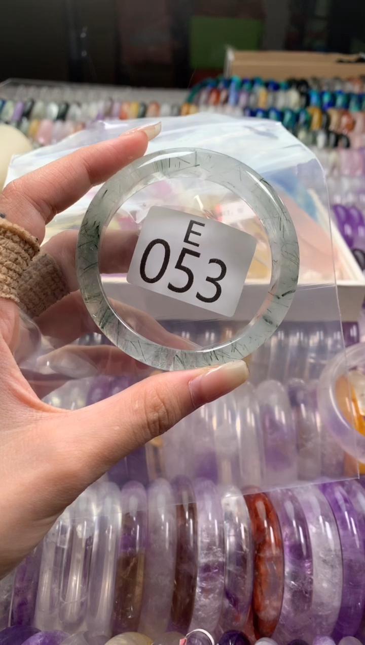 水晶手镯未镶嵌水晶053-60