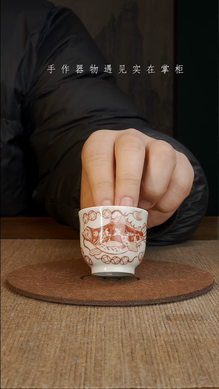 【闪购商品】杯子景德镇手工手绘茶具大器宛成